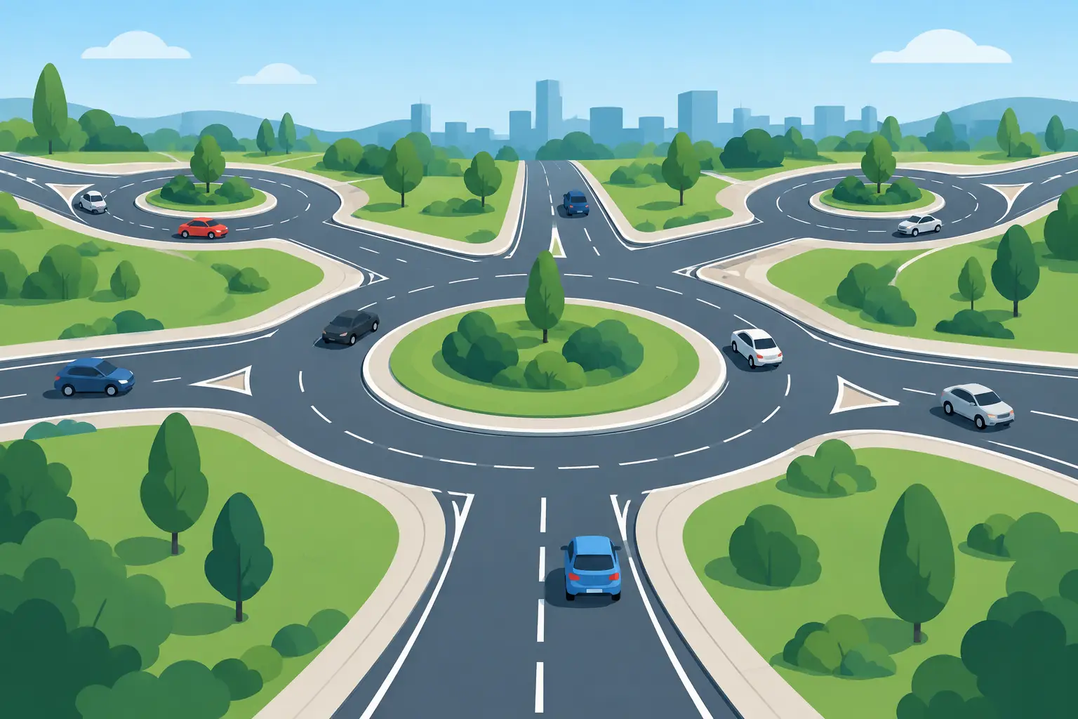 How to Deal With Multiple Roundabouts Safely