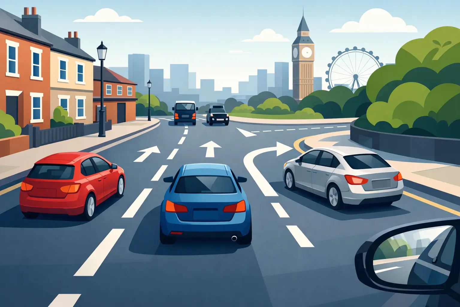 One-Way Streets: Position Your Vehicle in the UK